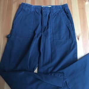 Reformation navy utility pant